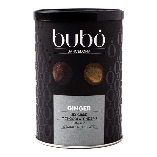 Bubó Dark Chocolate Ginger Truffles – Spanish Artisan Bonbons 190g