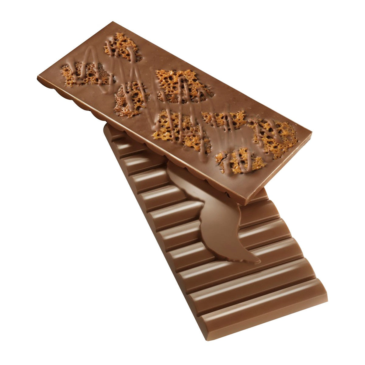Rafa Gorrotxategi Milk Chocolate with Almond Crisps – 42% Cacao 100g