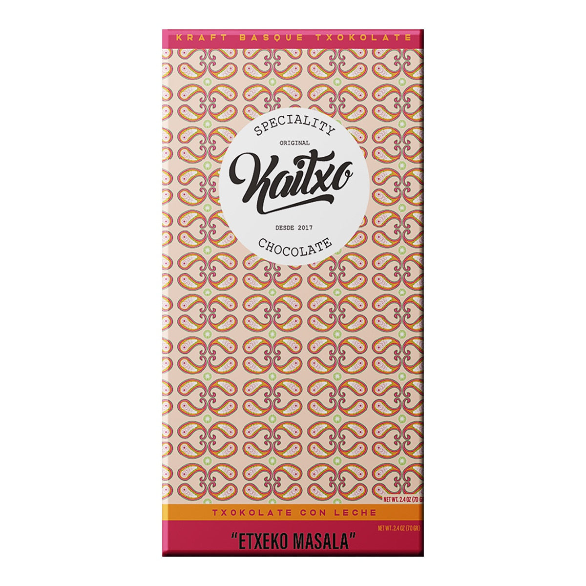 Etxeko Masala Kaitxo Milk Chocolate – Basque Spiced Tablet 70g