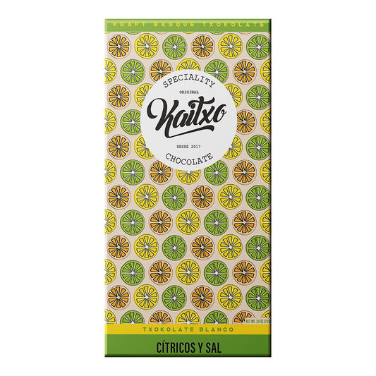 Kaitxo White Chocolate with Citrus & Sea Salt – Spanish Tablet 70g