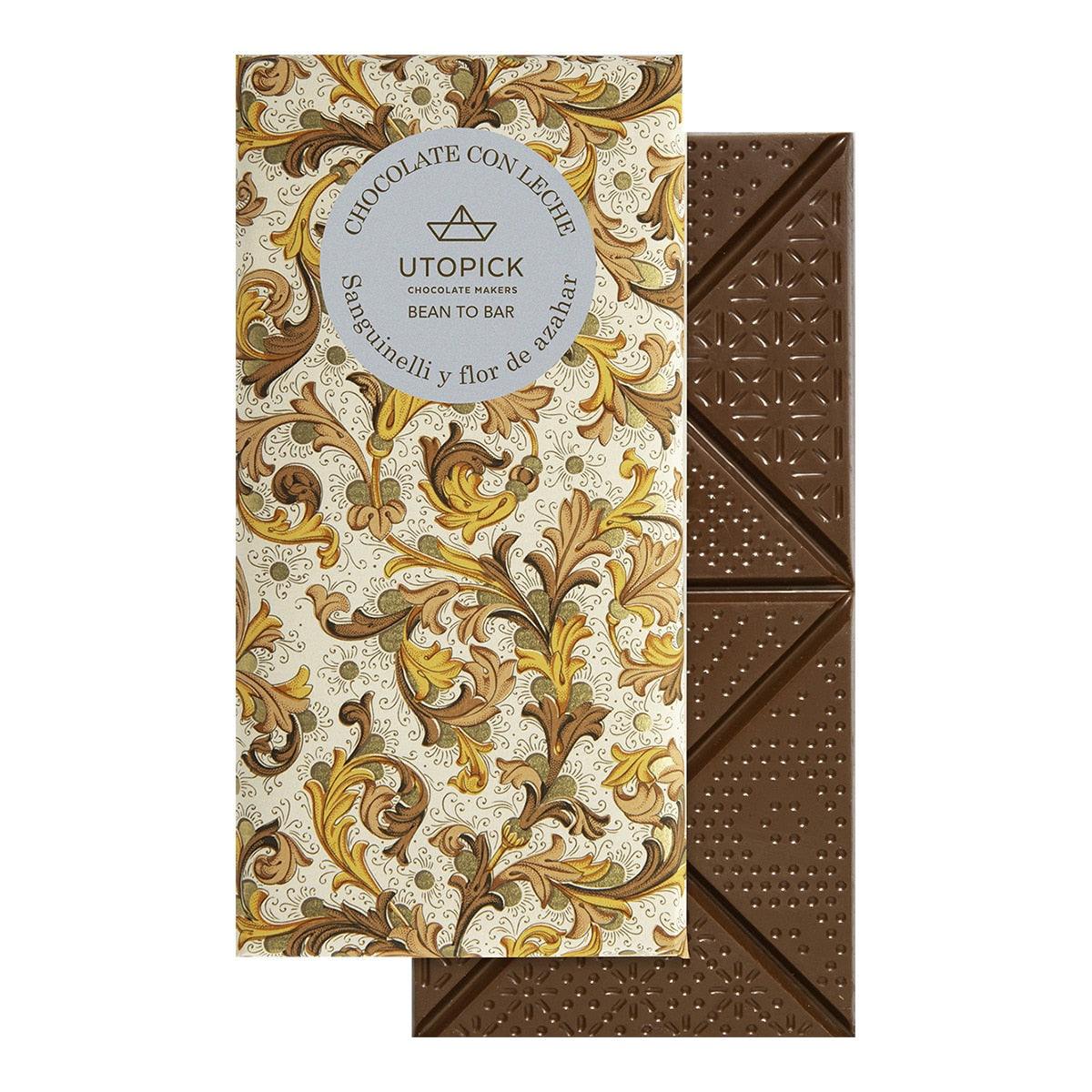 Utopick Blood Orange & Orange Blossom Milk Chocolate – Spanish 80g