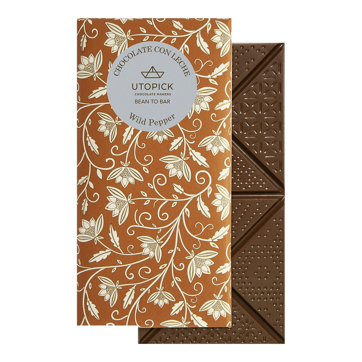 Utopick Wild Pepper Milk Chocolate – Spanish Bean-to-Bar 80g