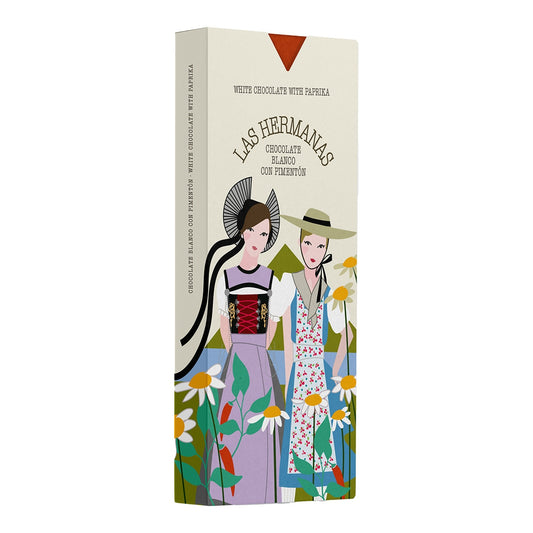 Las Hermanas White Chocolate with Paprika – Spanish Tablet 80g