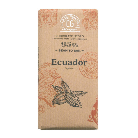Club del Gourmet Dark Chocolate 95% Ecuador – 100g Bar