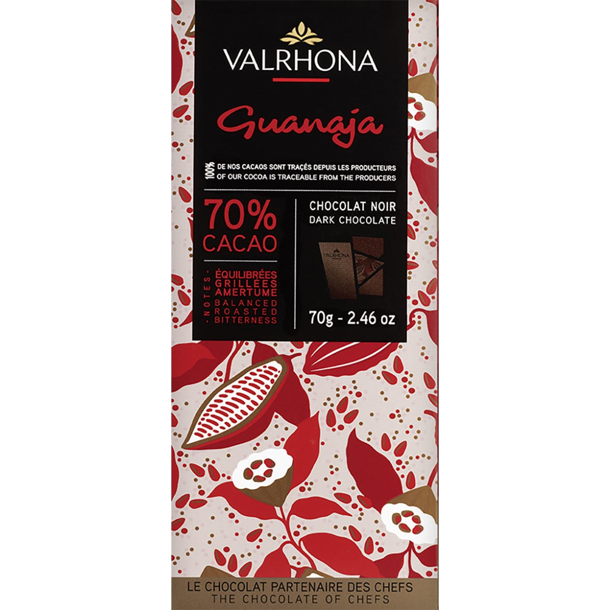 Valrhona Guanaja Dark Chocolate – 70% Cacao Single-Origin 70g