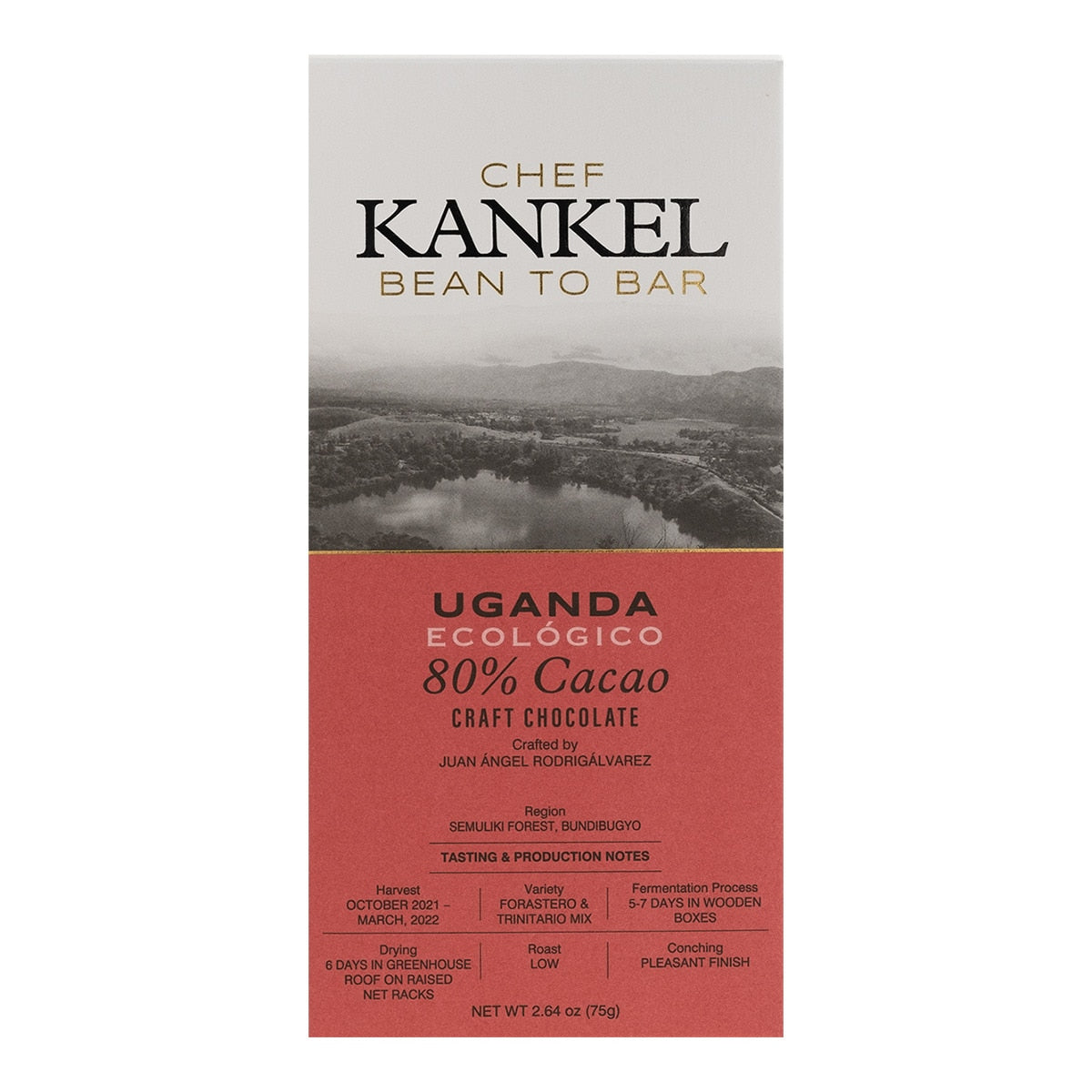 Kankel Cacao Dark Chocolate – Single-Origin Uganda 75g