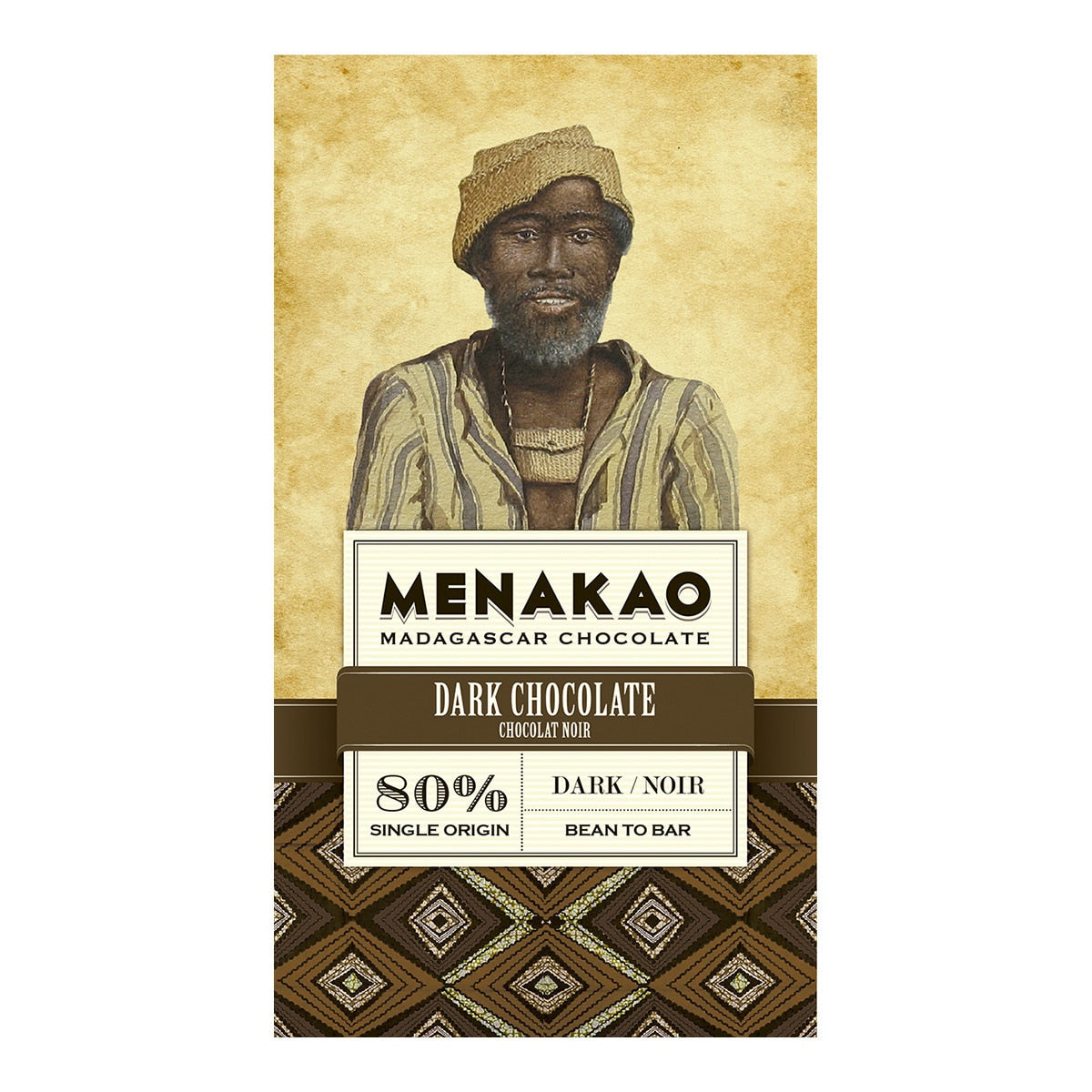 Menakao Dark Chocolate 80% Cacao – Single-Origin Spanish Tablet 75g
