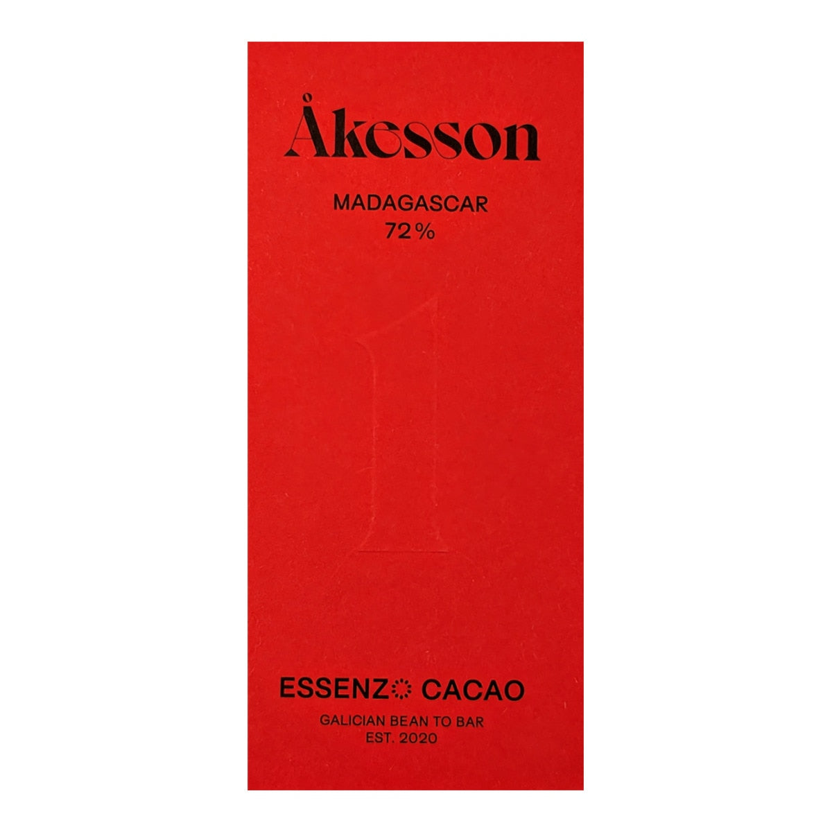 Akesson Essenzo Madagascar 72% Dark Chocolate – Single-Origin Cacao 80g