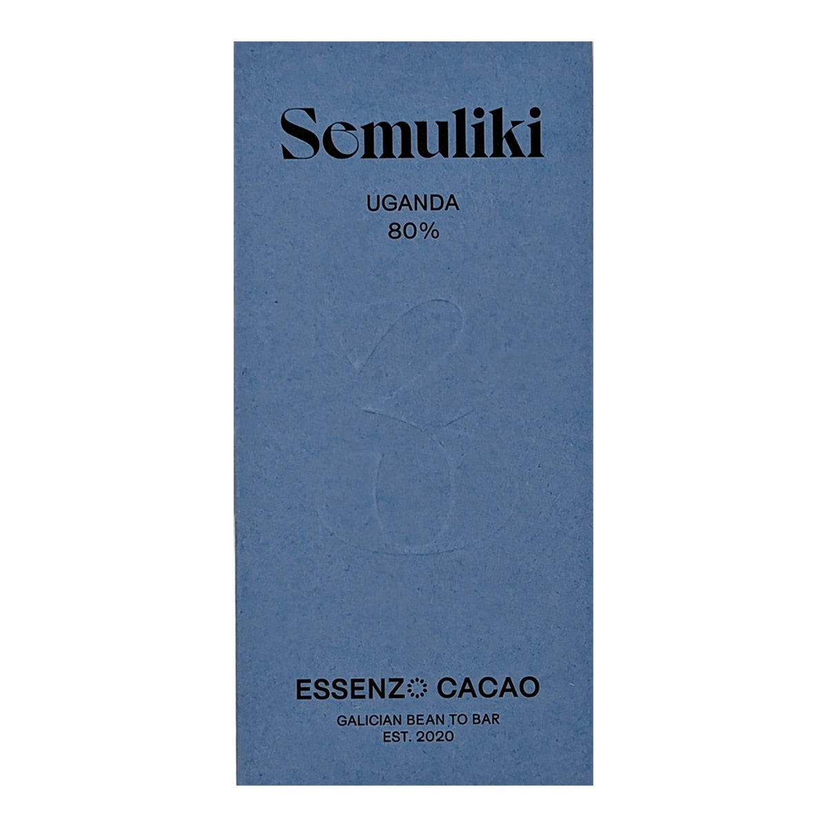 Essenzo Uganda 80% Dark Chocolate – Single-Origin Cacao 80g
