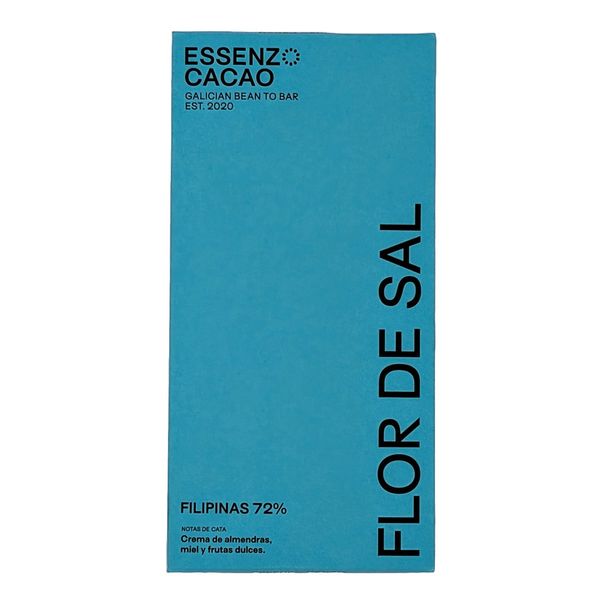 Essenzo Cacao Flor de Sal – Dark Chocolate 72% Philippine Cacao 80g
