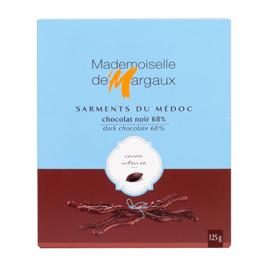 Mademoiselle de Margaux Dark Chocolate Sticks – 68% Cacao 125g