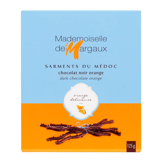 Mademoiselle de Margaux Dark Chocolate with Orange – 52% Cocoa 125g
