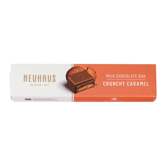 Neuhaus Milk Chocolate Bar with Biscuit & Caramel – Belgian 55g