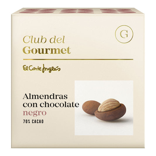 El Corte Inglés Club del Gourmet Almond Chocolate Bonbon – 70% Cacao 80g