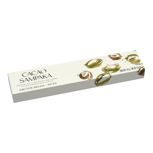 Cacao Sampaka Chocolate Sheets with Dried Fruit – Spanish Dark Chocolate 144g