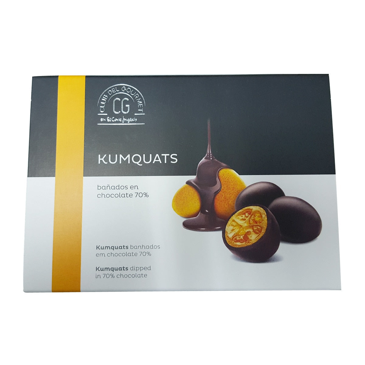 Club del Gourmet Candied Kumquat in Dark Chocolate 70% – 150g
