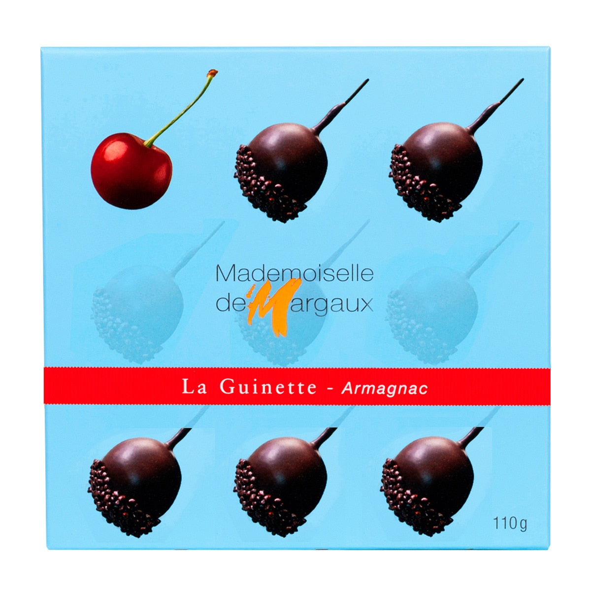 Mademoiselle de Margaux Dark Chocolate Armagnac Cherries – 110g
