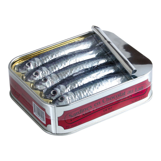 Michel Cluizel Chocolate Sardines – Vintage Tin 75g