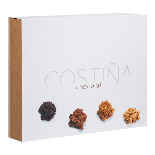 Costiña Chocolate Rocks – Spanish Nougat & Almond Clusters 120g