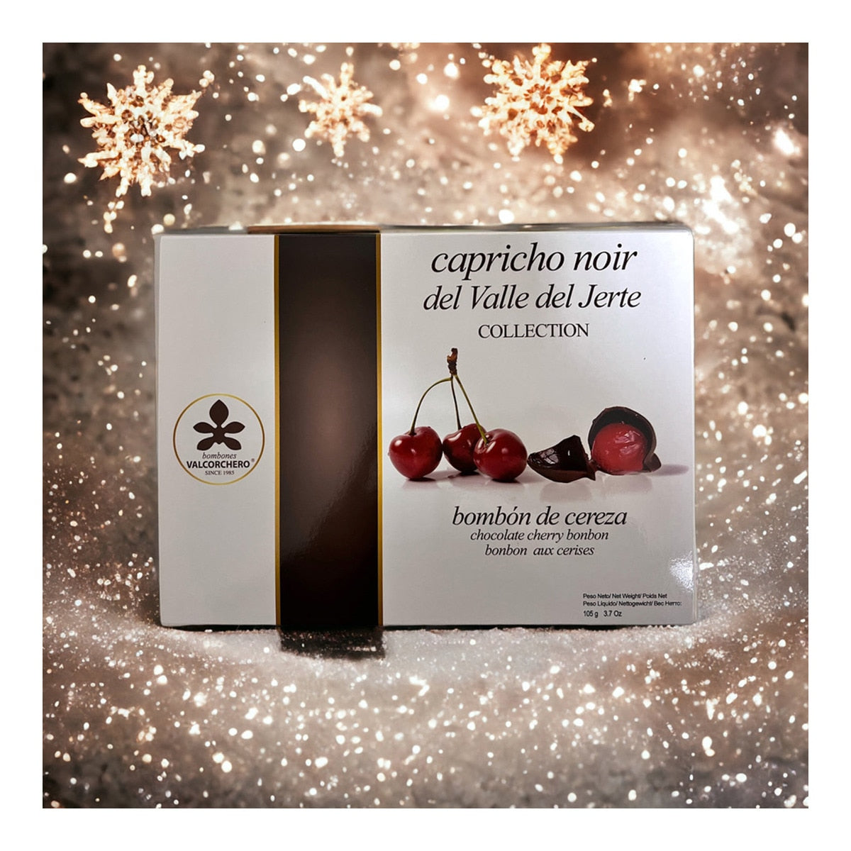 Valcorchero Cherry Bonbons – Spanish Dark Chocolate 105g
