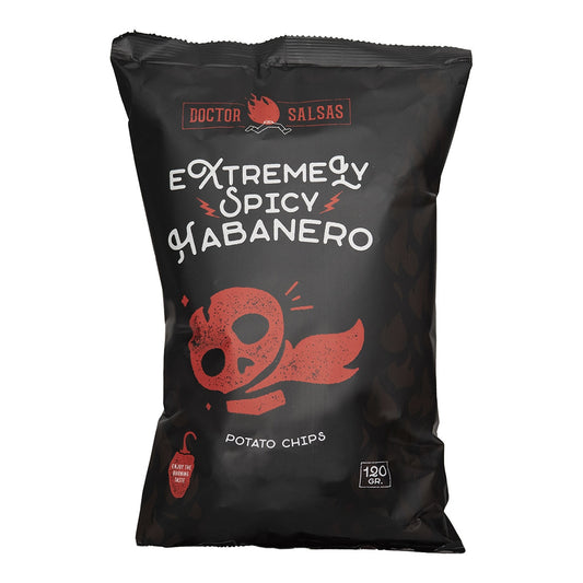 Doctor Salsas Habanero Crisps – Extremely Spicy Spanish Chips 120g