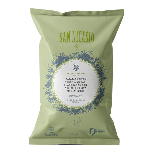 San Nicasio Wasabi Crisps – Extra Virgin Olive Oil & Himalayan Salt 150g