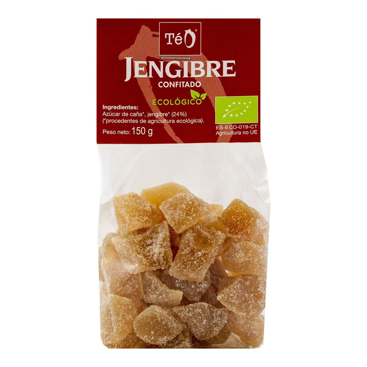TéO Organic Candied Ginger – Spanish Artisan Confection 150g