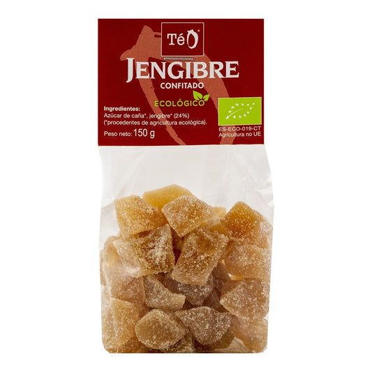 TéO Organic Candied Ginger – Spanish Artisan Confection 150g