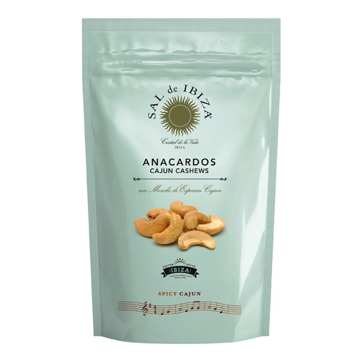 Sal de Ibiza Cajún Spiced Cashews – Roasted Spanish Snack 80g