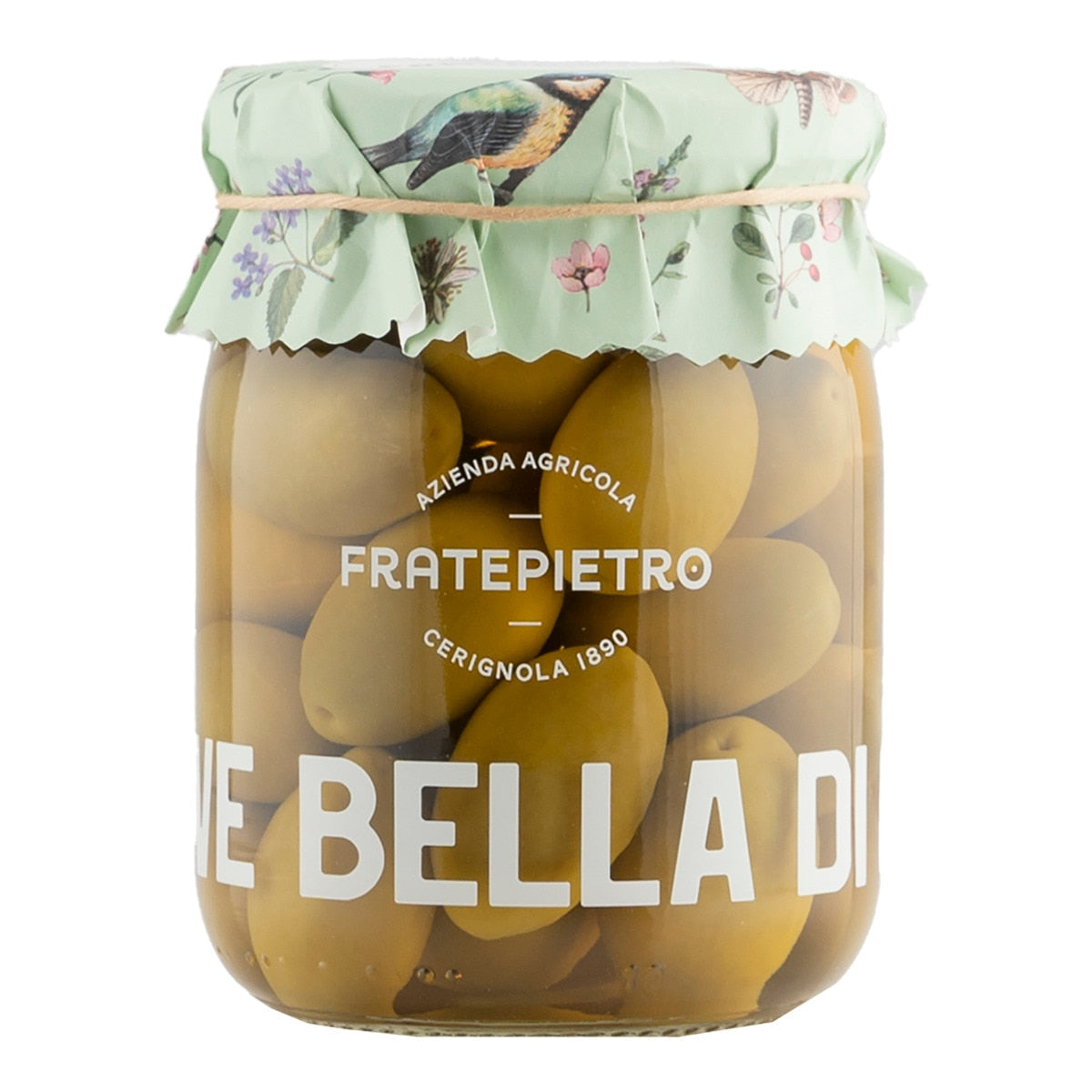 Fratepietro Bella di Cerignola Green Olives – Brined 550g