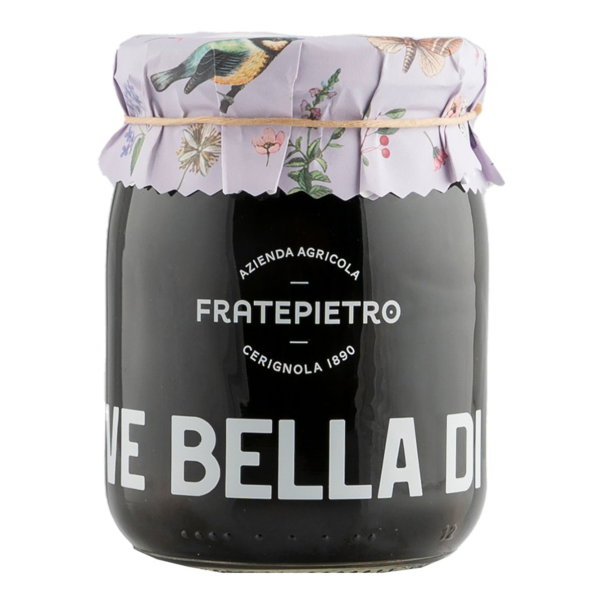 Fratepietro Bella di Cerignola Black Olives – Italian Brined 550g