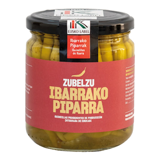Zubelzu Piparrak Guindillas – Pickled Basque Peppers 120g