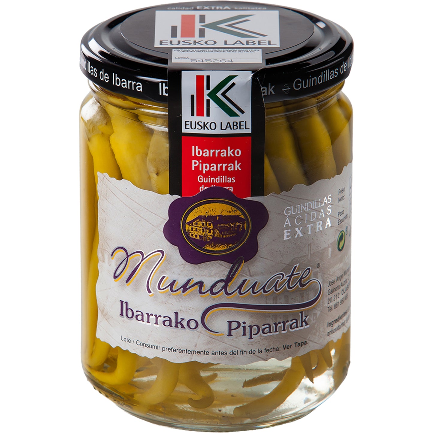 Munduate Piparra – Roasted Piquillo Peppers 410g