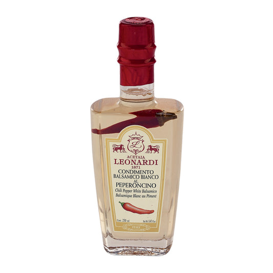 Leonardi White Balsamic Vinegar with Chili – Italian Condimento 250ml