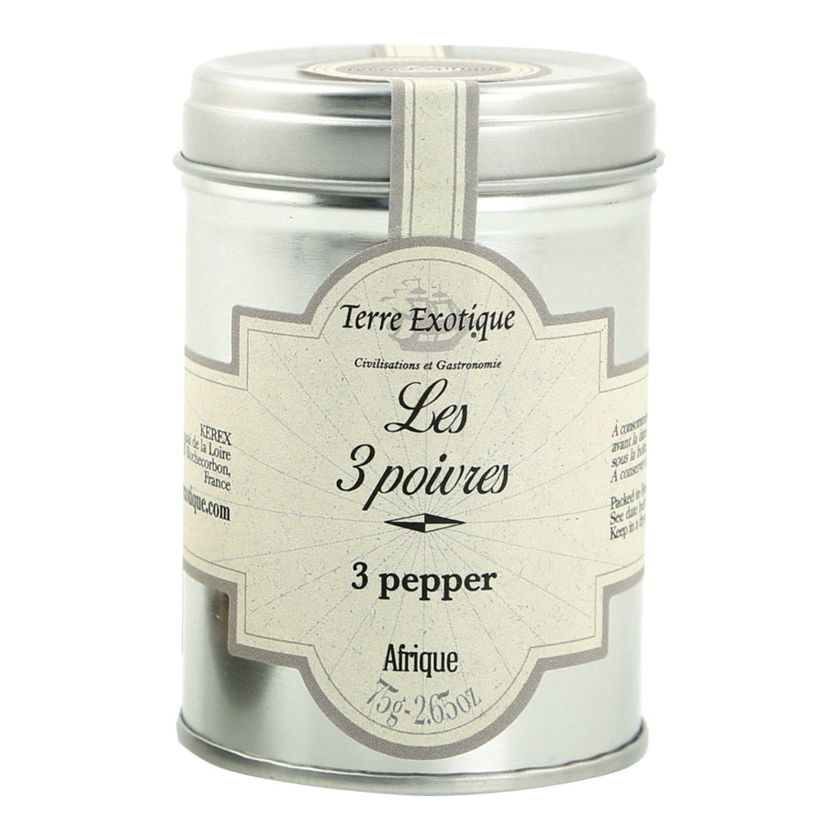 Terre Exotique Penja Peppercorns Trio – Cameroon Blend 75g