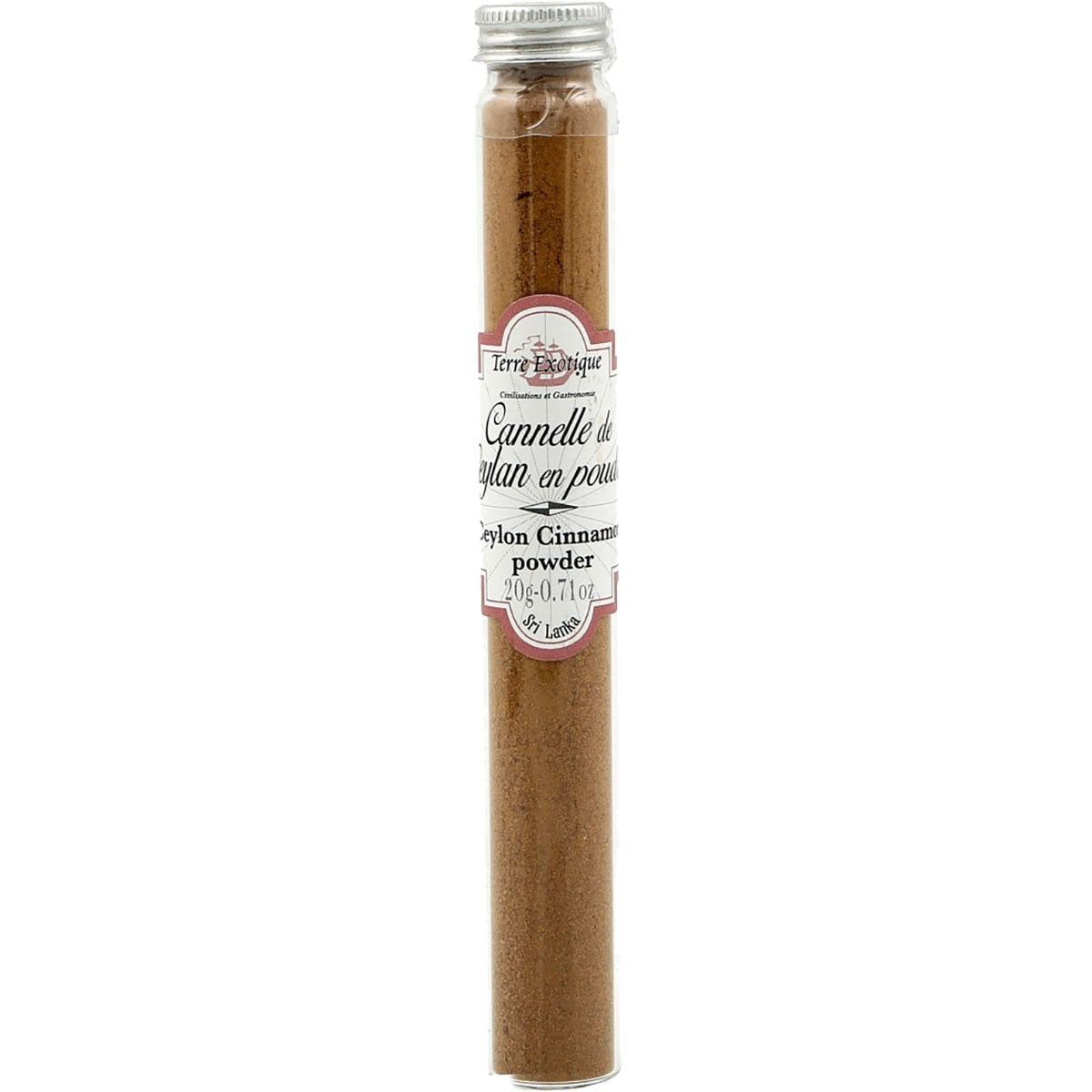 Terre Exotique Ceylon Cinnamon – True Cinnamon Quills 20g
