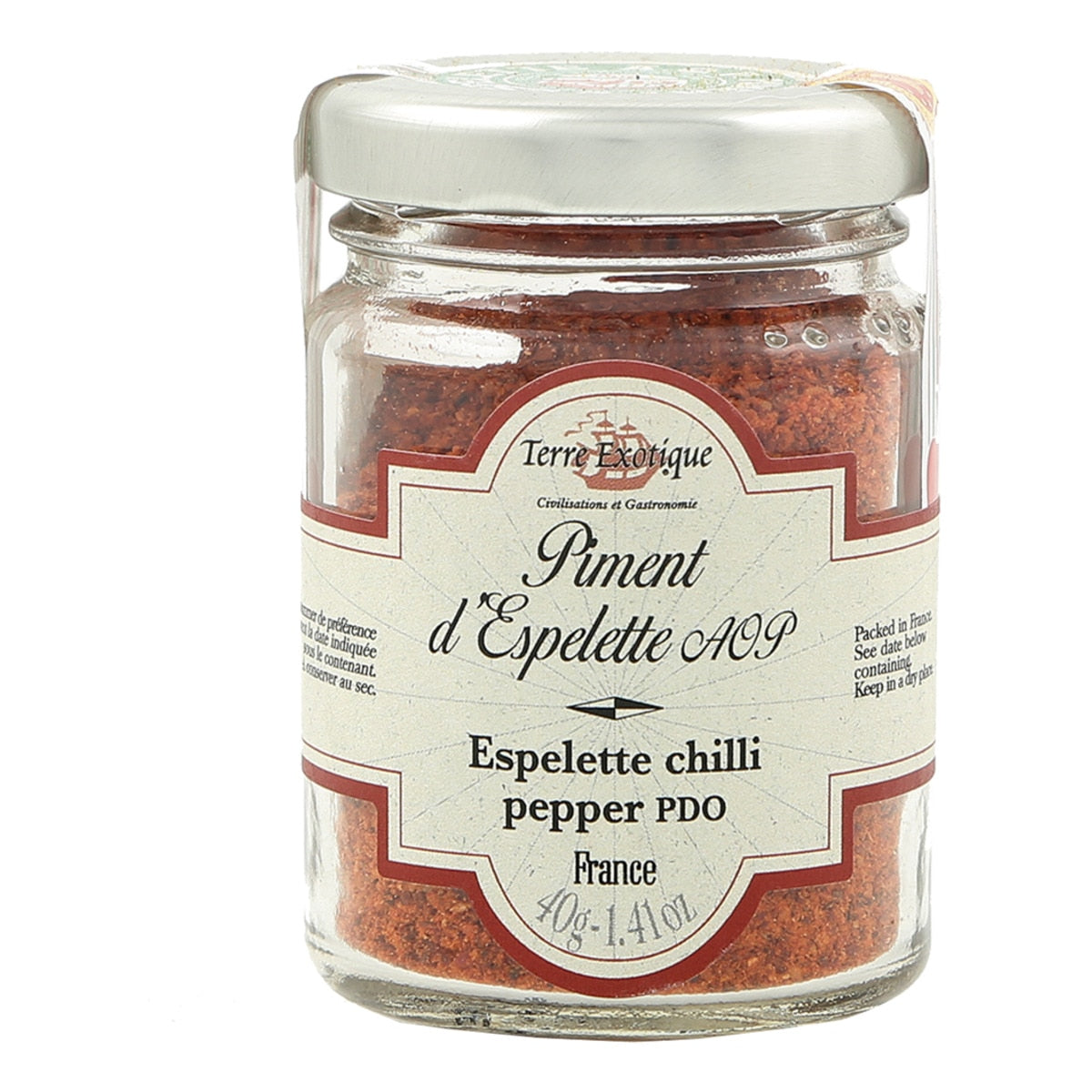 Terre Exotique Pimentón d'Espelette AOP – French Basque Smoked Paprika 40g