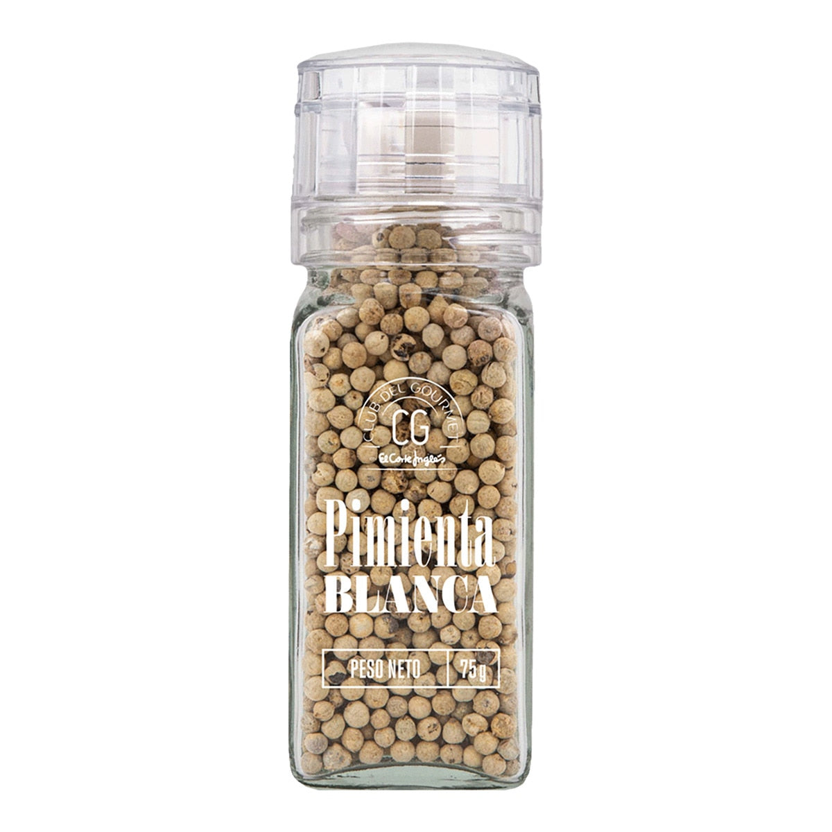 Club del Gourmet White Pepper Mill – Spanish Grind 75g