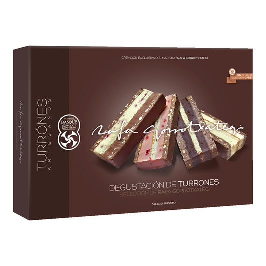 Rafa Gorrotxategi Turrón Assortment – Spanish Nougat Selection 300g