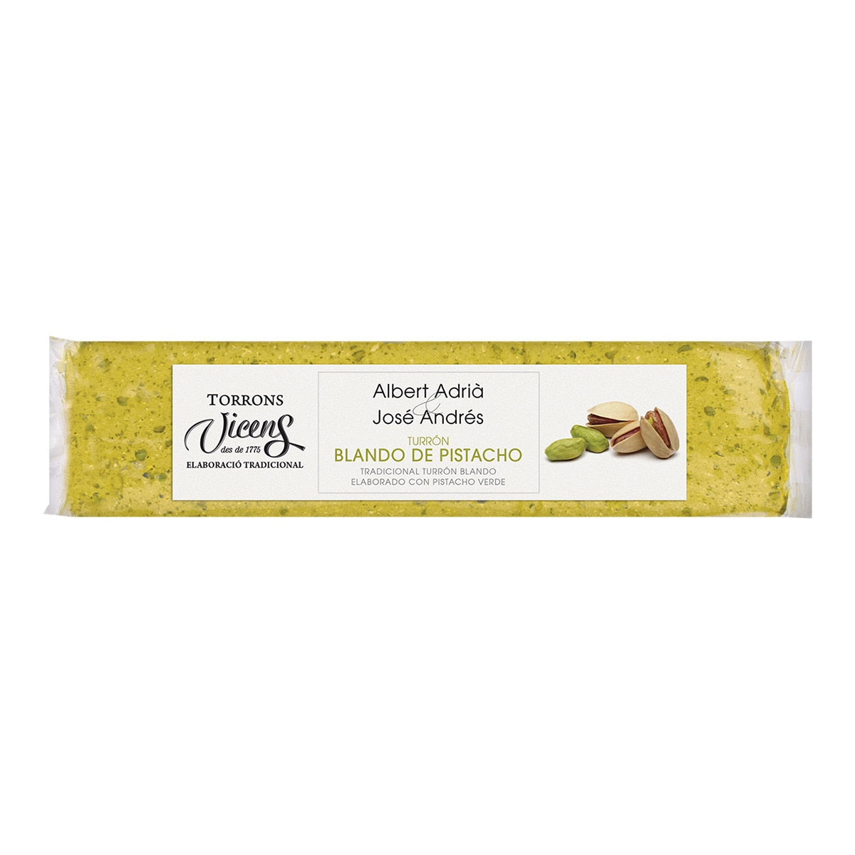 Vicens Soft Pistachio Turrón – Albert Adrià & José Andrés 300g