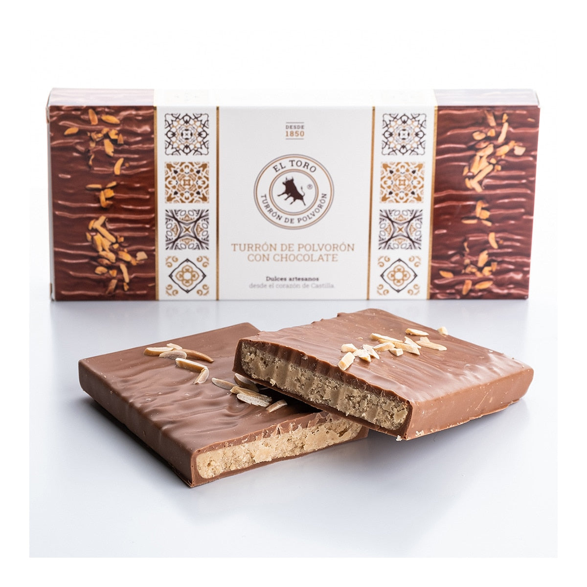 El Toro Turrón de Polvorón – Spanish Soft Nougat 240g