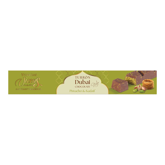 Vicens Turrón de Chocolate Dubái – Creamy Nougat with Caramel 200g
