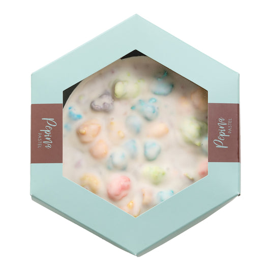 Pepina Pastel Popcorn Turrón – Spanish Nougat with Pop-Its 300g