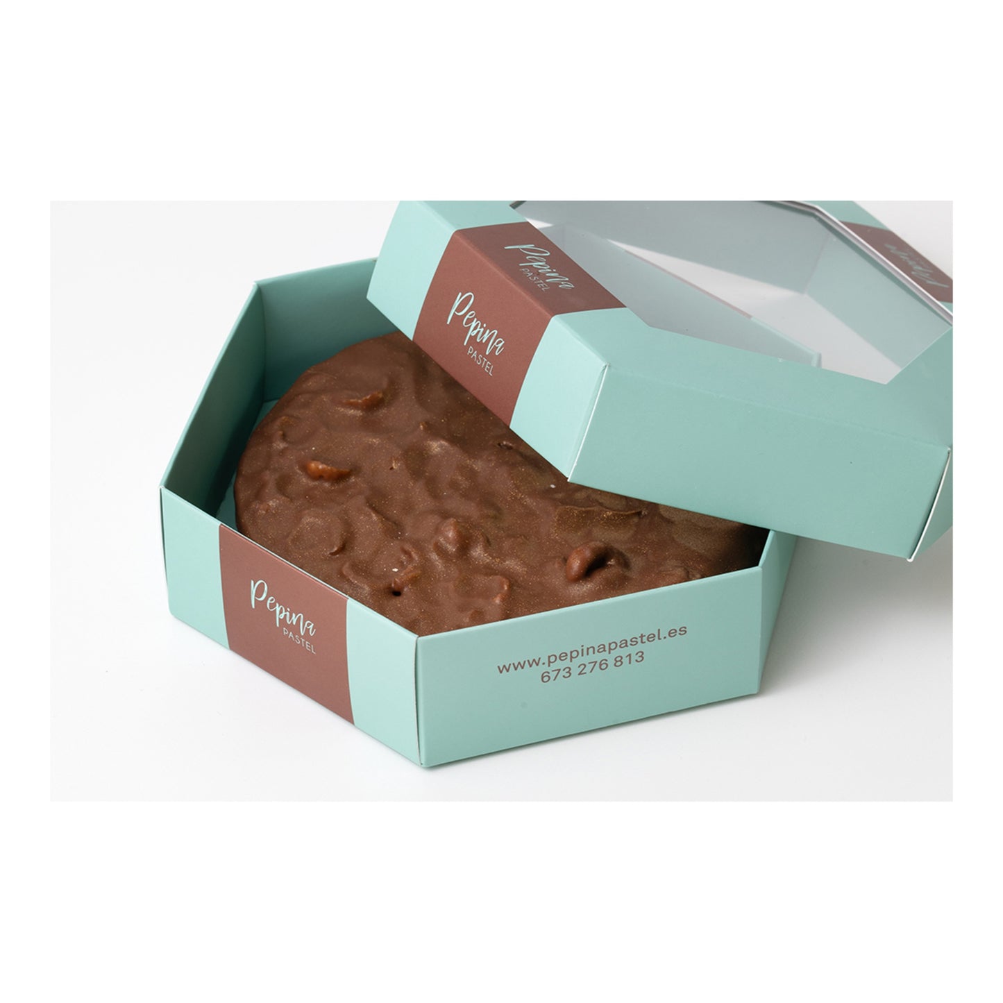 Pepina Pastel Milk Chocolate Turrón with Gublins – Spanish Nougat 300g
