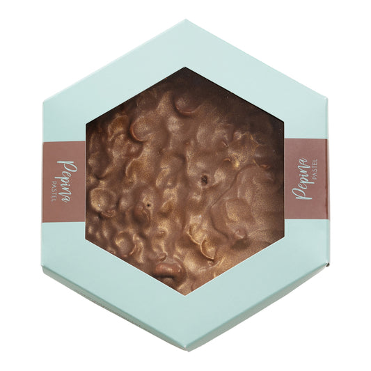 Pepina Pastel Milk Chocolate Turrón with Gublins – Spanish Nougat 300g
