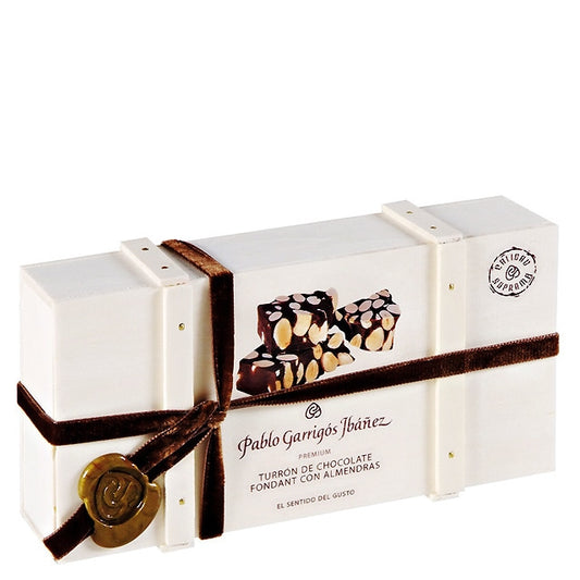 Pablo Garrigós Ibáñez Dark Chocolate Turrón with Almonds – 300g