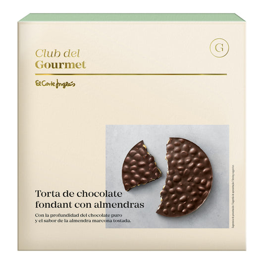 Club del Gourmet Fondant Chocolate Torta with Almonds – 200g