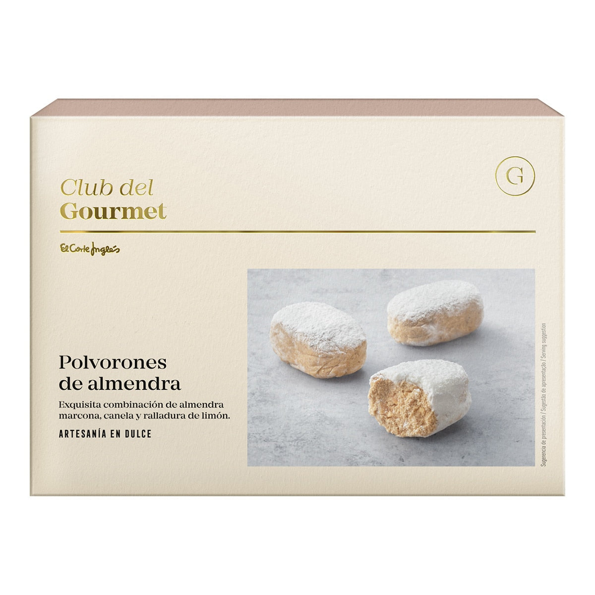 Club del Gourmet Almond Polvorones – Spanish Shortbread Cookies 300g
