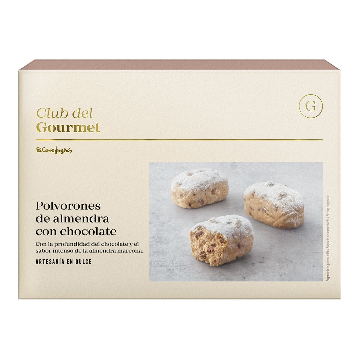 Club del Gourmet Almond Polvorones with Chocolate – Spanish Shortbread 300g