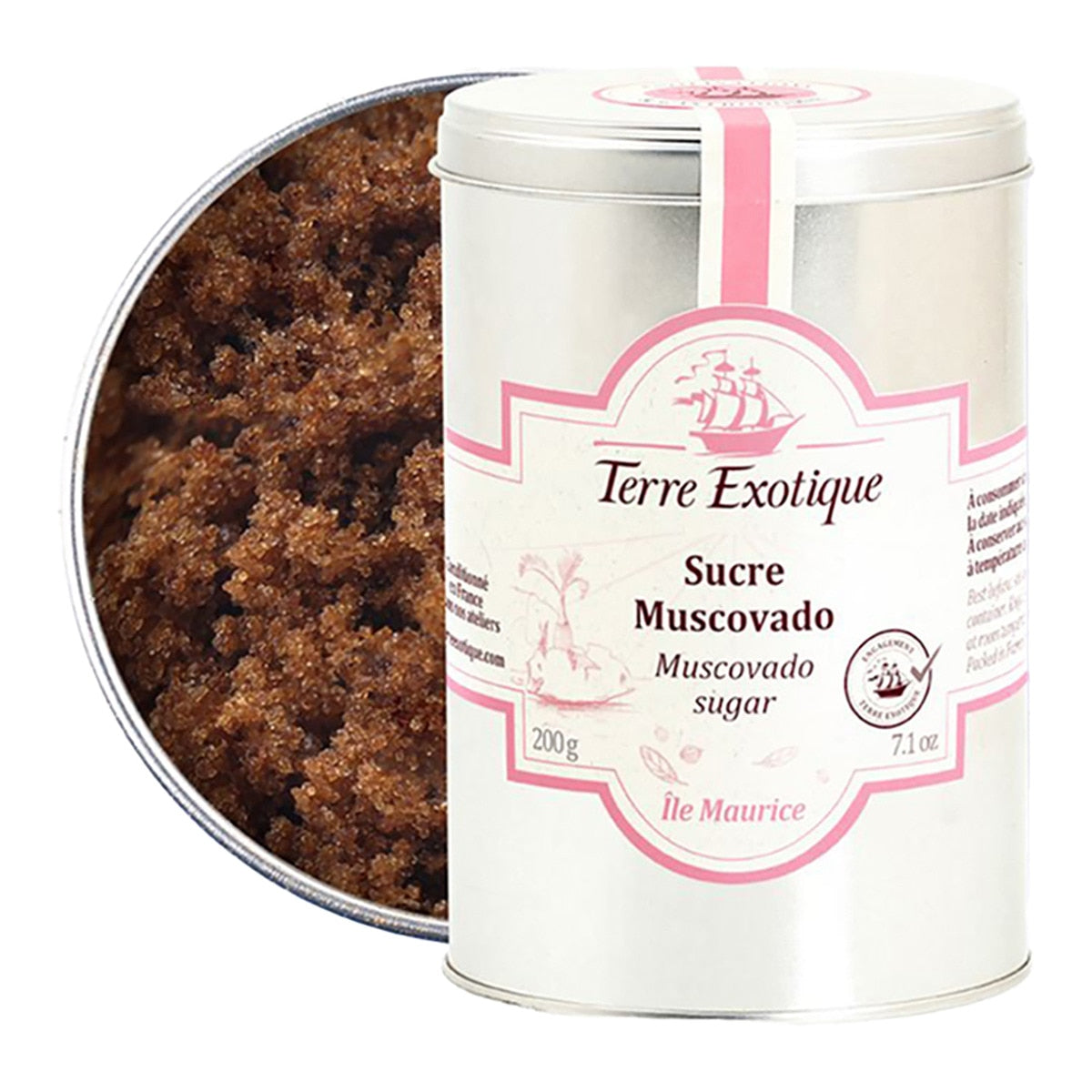 Terre Exotique Muscovado Sugar – Unrefined Cane Sugar 200g